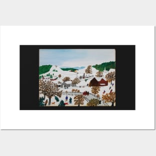 grandma moses Posters and Art